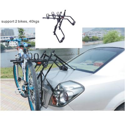 China Steel and plastic bike carrier, rear car rack, fit for sedan carry 2 bikes for sale