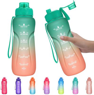 China Custom Logo 300-400ML Viable Plastic Motivational Hot Folding Marker Glass Bottle Water Bottles Crystal Insulated Dog Kids Bottled for sale