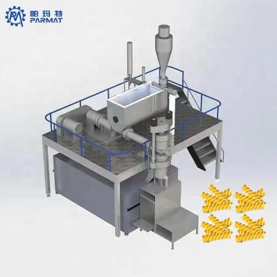 China Factory Jinan Vacuum Short Macaroni Production Line Customized Macaroni Extrusion Equipment Production Line for sale