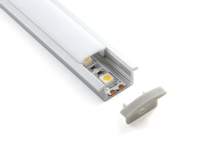 China Deceration Lighting Recessed Mounted Aluminum Led Profiles For Cabinet Lighting for sale