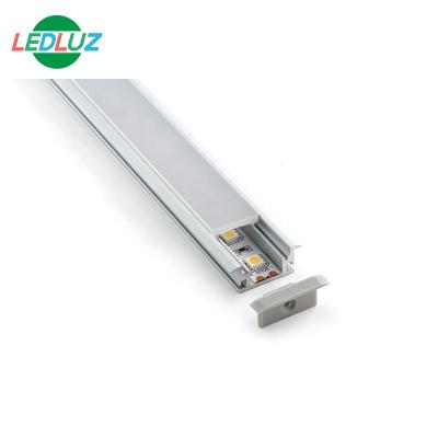 China ALP033 Aluminum Radiator Floor Light Waterproof LED Profile With Strong PC Cover For LED Strip for sale