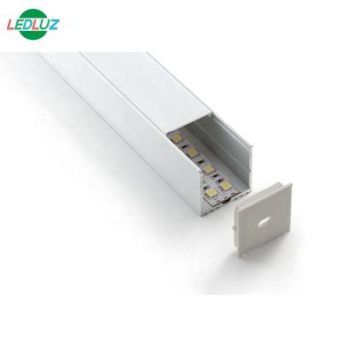 China ALP018 35x35mm Aluminum Led Strip Profile With Opal PC Diffuser For LED Strips for sale