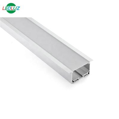 China ALP045 65x32mm Big Heatsink Size Recessed Linear LED Strip Light Aluminum Profile for sale