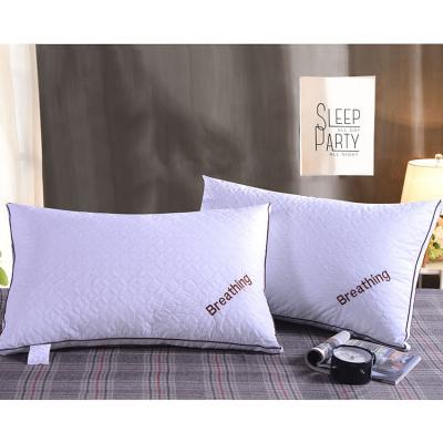 China Anti-static hot wholesale cheap cotton cover five star hotel pillow for Hilton for sale