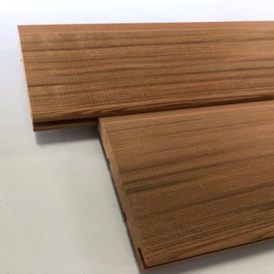 China Smell good before and after heating CANADIAN CEDAR SAUNA WOODEN BENCH PANEL for sale