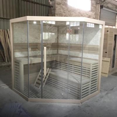 China MINI SAUNA ROOM of dry steam FOR 4-6 PEOPLE for sale