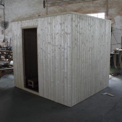 China With WOODEN Transom Windows SAUNA ROOM FOR 3-4 PERSONS for sale