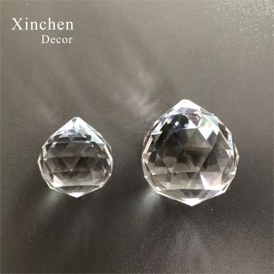 China 2021 Europe Hot Sale 20mm-40mm Faceted Crystal Ball For Crystal Chandelier Decorative Piece for sale