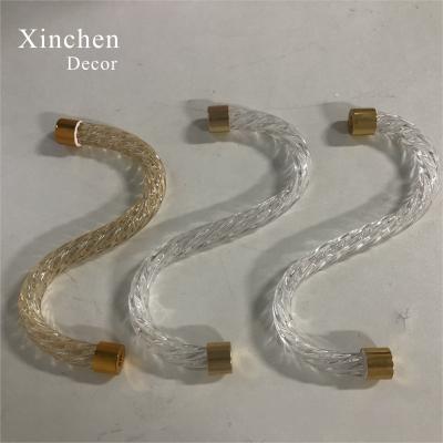 China Europe factory wholesale crystal chandelier accessories glass arms for wedding centerpiece pieces for sale