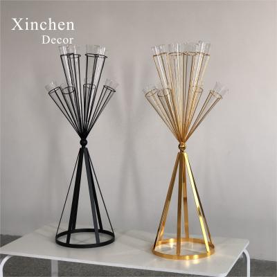 China XC-S549 modern wholesale 1m tall metal flower vase for home decor for sale