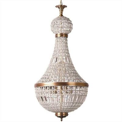 China Sale Luxury Gorgeous Gourd Plant Crystal Lamp for Event Ceiling Decoration for sale