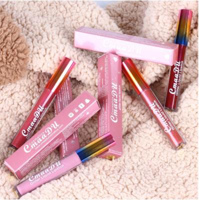 China Cmaadu Hot Selling Waterproof Shimmer Lipstick Glitter Waterproof Lip Gloss Lasting Glitter Waterproof Diamond Liquid Lipstick Party Tint for sale