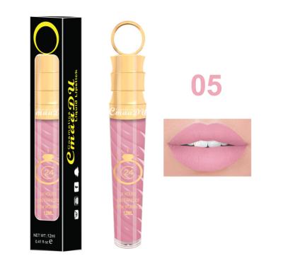 China Matte Liquid Lipstick Waterproof Red Lip Tint Hottest Beauty Style Lip Glitter Long Lasting Waterproof Sexy Nudity Dye for sale