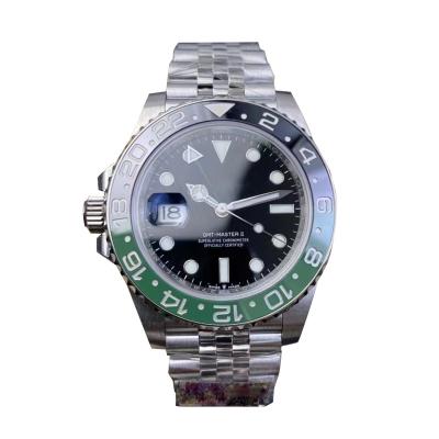 China Green watch left-handed automatic popular date wristwatch of new classic wristwatch mechanical watch for sale