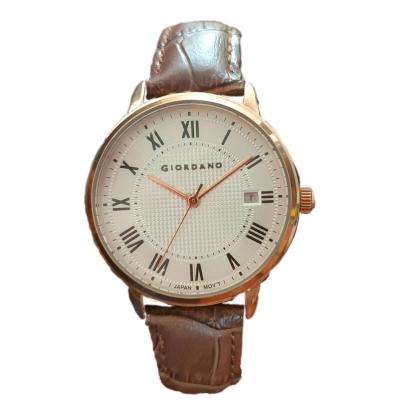 China 2022 New Gold Day/Date Leather Wrist Watch Classic High Quality Watch For Women for sale