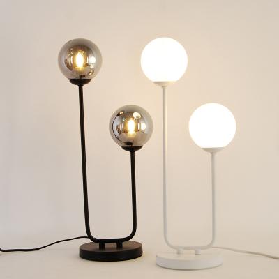 China Modern custom fashionable white 2 light ball lamp for home decoration for sale