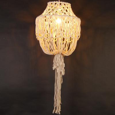 China Modern Decorative European Style Rope Pendant Light For Chandelier Decorative Hanging Indoor Lighting Pendant Lamp for sale