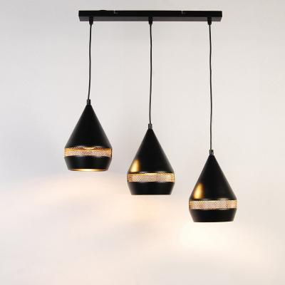 China Hotel Manufacturer Nordic Residential Fashion Simple Style Black Pendant Lamp for sale