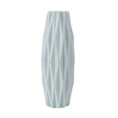 China Pure color fashion pp style fashion factory direct sale indoor decorative vase home office for sale