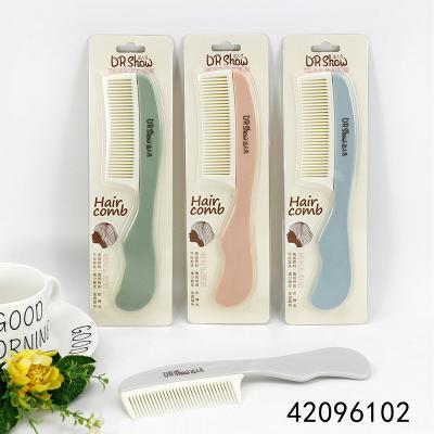 China Fashion household anti-static plastic color tooth dense comb for sale