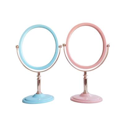 China Non-specific around the European style oval desktop double-sided rotating makeup mirror for sale