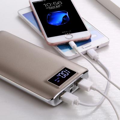 China FONENG High Capacity Portable 18650 Batteries 20000mAh Power Bank Dual USB Power Bank With Led Digital Display for sale