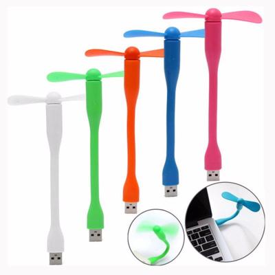 China Outdoor Mini Portable Power Bank Powered USB Fan Portable flexiable Usb Fan for sale