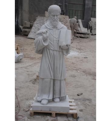 China Life Size Marble Statue of Jesus Sculpture Church Decor White Traditional Natural Stone for sale