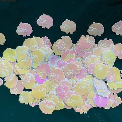 China Sequin Shape Large Sheep Glitter Pearl Dress Festival Decoration Set 1kg Packaged Bags for Father's Day and Thanksgiving for sale