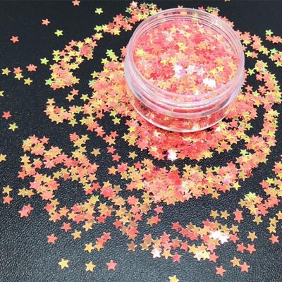 China 3mm Star Glitter Shape OEM for Wedding Event Concert in Stock for sale