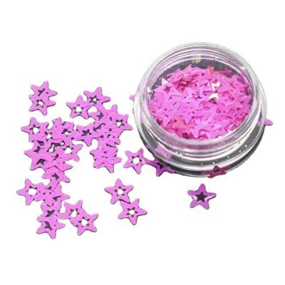 China Versatile Open Star Nail Glitter Hollow Star Shape for Toys and Gift Craft Projects for sale