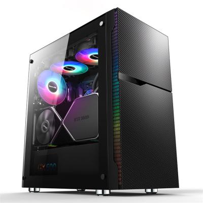 China With Fan USD3.0 Micro Gaming Desktop ATX Case for sale