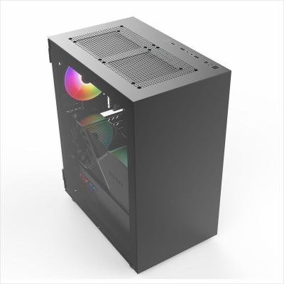 China With Standard Fan Black USB3.0 ATX Gaming Computer Case For Desktop for sale