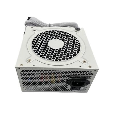 China PSU 12CM Server Power Supply Fan 700W 80plus ATX Power Supply Apartment Cables White Bronze For Desktop Computer for sale