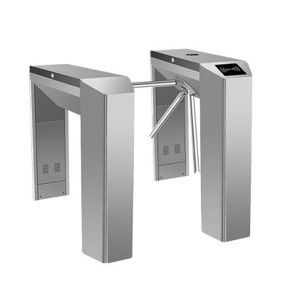 China access control ticket system tripod turnstile turnstile with qr code scanner turnstile gate 1400*280*980 for sale