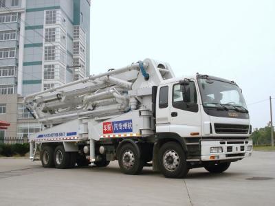 China 47m 8x4 ISUZU Betonpumpe-LKWs, LKW brachten Betonpumpe an zu verkaufen