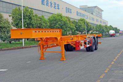 China 20ft/30ft Gooseneck de Chassis ISO die van de Containeraanhangwagen Container Vervoer Te koop