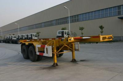 China Skeletachtig Staal 20 van de Aanhangwagenvoet Chassis van de Tankcontainer 2 Assen voor Op zwaar werk berekend Te koop