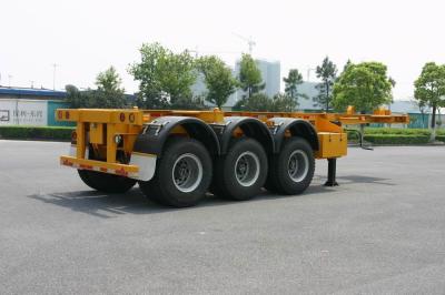 China Het type van ISO Skeletachtige of Flatbed de Aanhangwagenchassis 40ft/Oplegger van de Tankcontainer Te koop