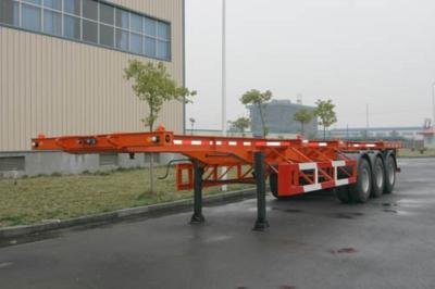 China Douane 40ft de Skeletachtige ISO-Chassis HZZ9400TJZP van de Container Semi Aanhangwagen Te koop