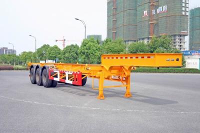 China Gooseneck de Chassis van de Containeraanhangwagen voor 40 Voet Verschepende Container Te koop