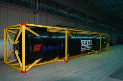 China ISO-Behälter-Behälter-Speicher-Bitumen des Kohlenstoffstahl-Q345D der Flüssigkeits-40Ft zu verkaufen