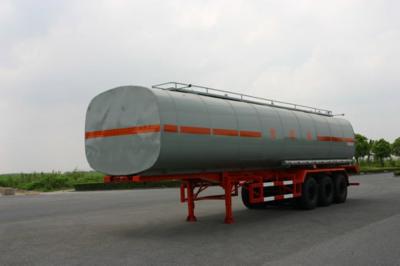 Cina autocisterna liquida di SUS 45500L per gli assi fluidi chimici di consegna 3 in vendita