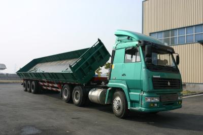 China Seitentrailer des dump-3 mit BPW- u. SAF-Luftfederung zu verkaufen