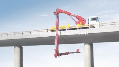 Cina telaio a mano 6x4 245HP/270HP di Dongfeng del camion di ispezione del ponte di 16m in vendita