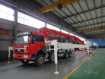 China Betonpumpe-LKWs LNG-Maschinen-37m 8x4 FAW 380HP mit RHD schreiben zu verkaufen