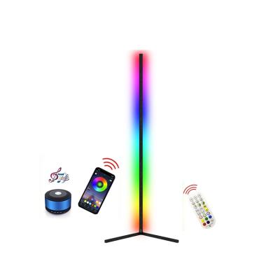 China BOKUN Modern Professional Low Price Sale Drop Floor Lamp Corner Floor Standing Corner Lamp RGB Floor Lamp for sale