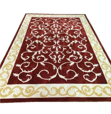 China Stain Resistant Carpet Home Decor Chinese Wool Material 100% Super Wool Floor Blanket for sale