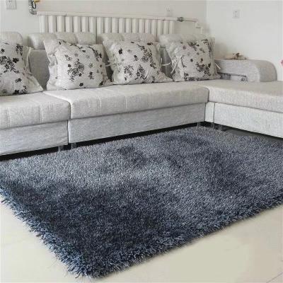 China Modern 1400 Grams Per Square Meter Thick Pile Weight Plain Color Stretch Cotton Rug for sale