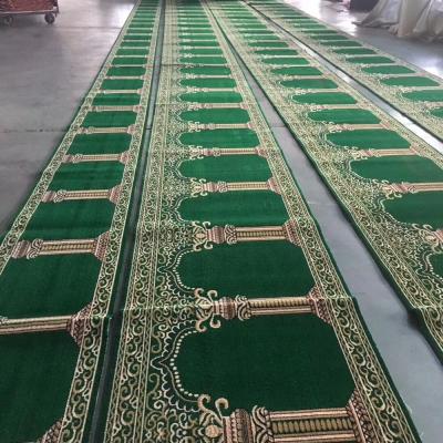 China Hot Selling Customized Polypropylene Wilton Muslin Prayer Mat Washable With Reasonable Mosque Price for sale